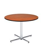 Round Pedestal Table (X Base)