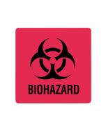 Biohazard Warning Labels, 8'' x 10'' (#130-1019)