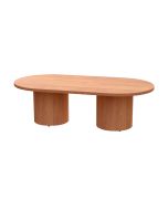 Versa Conference Table, Oval, Cylinder Base, Premium Top (VETCOC4896P)