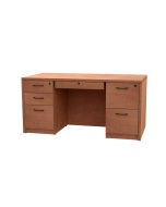 Versa Pedestal Desk, Right File/File Drawer with Locking Center Drawer