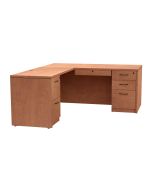 Conference Front With Left Return, Left Side File/File Drawer with Locking Center Drawer