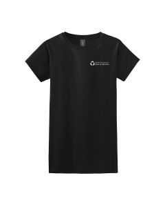 Gildan Ladies Short Sleeve Tee (Black)