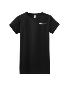 Gildan Ladies Short Sleeve Tee (Black)