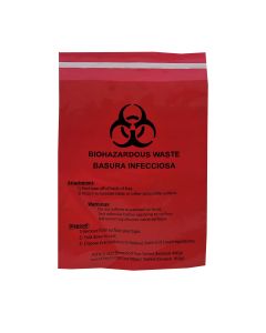 Stick-On Biohazard Bags, Pack of 100 (#130-1114)