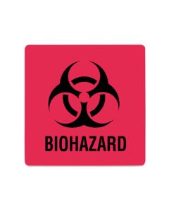 Biohazard Warning Labels, 8'' x 10'' (#130-1019)