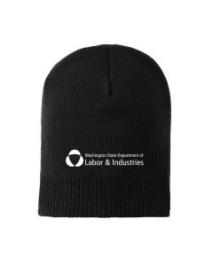 Port Authority Cotton Beanie (Black)