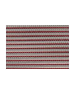 Pinstripe Mesh - Crimson