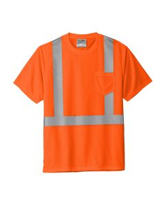 Cornerstone Short Sleeve Class 2 Mesh Tee (Orange)
