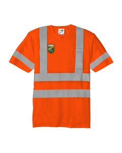 Class 3 Short Sleeve Reflective Tee (Safety Orange)