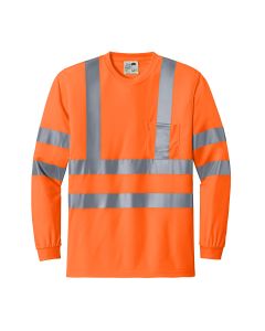 Cornerstone Long Sleeve Reflective Tee (Orange)
