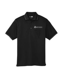 Cornerstone Short Sleeve Pocket Polo (Black)