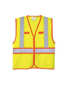 Cornerstone Dual-Color Safety Vest (Safety Yellow)