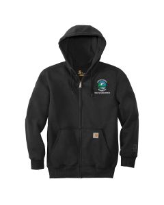 Carhartt Heavy Hooded Zip-Front Sweatshirt (Black)