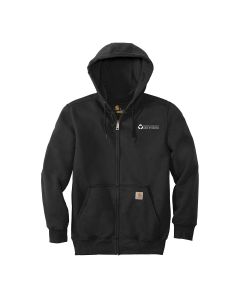 Carhartt Heavy Hooded Zip-Front Sweatshirt (Black)