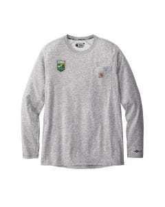 Carhartt Long Sleeve Pocket Tee (Heather Grey)