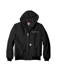 Carhartt Quilted Flannel Lined Duck Jacket (Black)