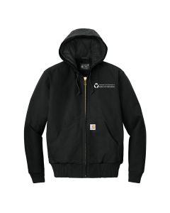 Carhartt *Tall* Quilted-Flannel-Lined Duck Jacket (Black)