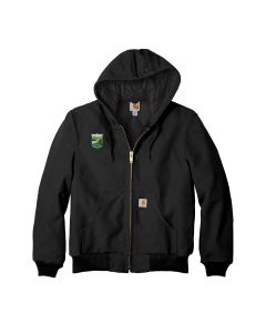 Tall Carhartt Quilted Flannel Lined Duck Jacket (Black)