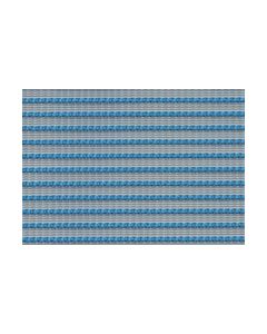Pinstripe Mesh - Cyan