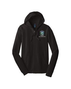 District Jersey Full-Zip Hoodie, #DT1100 (Cowlitz County Logo On Left Chest)