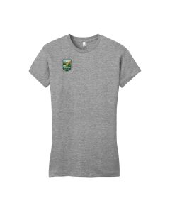 Short Sleeve Ladies Fitted Tee (Sport Grey)