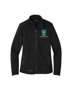 Eddie Bauer Ladies Full-Zip Fleece Vest, #EB201 (Cowlitz County Logo On Left Chest)