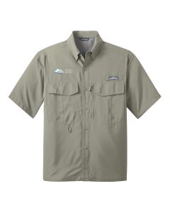 Eddie Bauer Short Sleeve Performance Fishing Shirt (Driftwood)