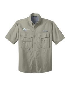 Eddie Bauer Short Sleeve Fishing Shirt (Driftwood)