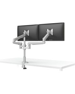 Evolve2-FM Dual Monitor Arm (Silver)