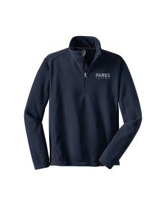 Long Sleeve Fleece Pullover Sweatshirt (Navy)