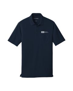 Port Authority Short Sleeve Mesh Pocket Polo (River Blue Navy)
