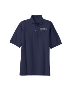 Port Authority Short Sleeve Heavyweight Pique Polo (Navy)
