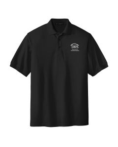 Short Sleeve Silk Touch Polo (Black)