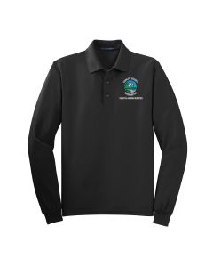 Port Authority Long Sleeve Polo (Black)