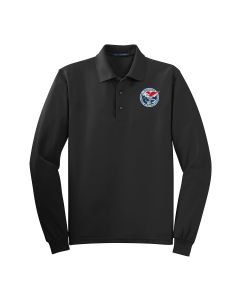 Port Authority Short Sleeve Silk Touch Polo (Black)