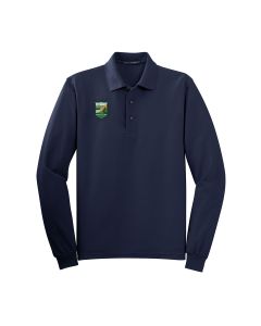 Long Sleeve Polo (Navy)