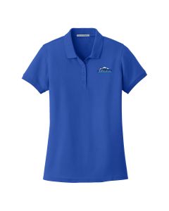 Port Authority Ladies Short Sleeve Pique Polo (True Royal)