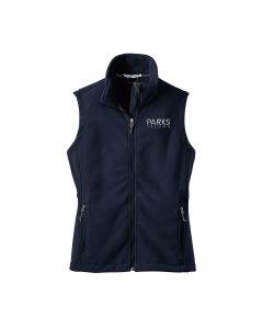 Port Authority Ladies Fleece Vest, #L219 (Parks Tacoma Logo On Left Chest)