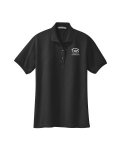 Short Sleeve Ladies Polo (Black)
