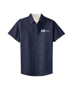 Port Authority Ladies Short Sleeve Shirt (Navy)