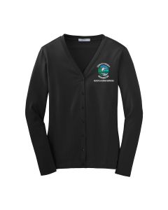 Port Authority Stretch Cardigan, #L515 (Cowlitz County Logo On Left Chest)