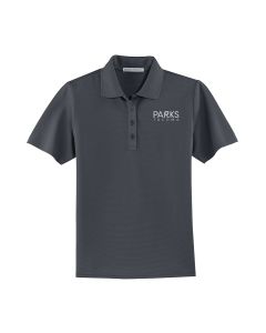 Port Authority Ladies Short Sleeve Ottoman Polo (Steel Grey)