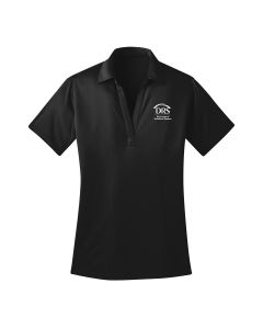 Short Sleeve Ladies Silk Touch Polo (Black)