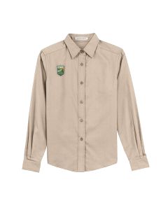 Long Sleeve Button Shirt (Stone)