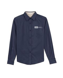 Port Authority Ladies Long Sleeve Shirt (Navy)