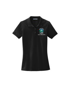 Port Authority Ladies Short Sleeve Polo (Black)