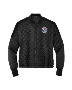 Merce+Mettle Ladies Quilted Jacket (Deep Black)