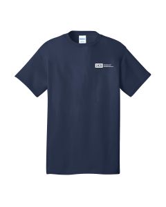 Port & Company Tall Short Sleeve Cotton Tee (Navy)