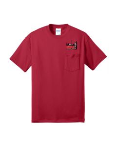 Short Sleeve Pocket Tee (Red)