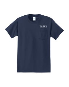 Port & Company Short Sleeve Pocket Tee (Navy)